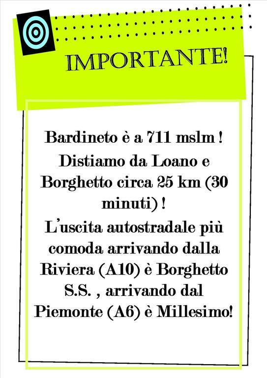 Bardineto 卡利梅拉旅馆酒店 外观 照片